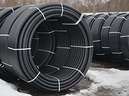 Труба ПНД обсадная D110 (7,0) Т-П L = 4 м синяя